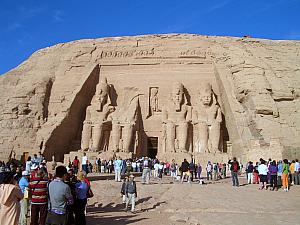 Something amazing - Abu Simbel had to be moved in the 1960s after the construction of the Aswan High Dam. They literally cut up and moved the mountain/temple to higher ground.