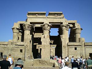 Temple of Kom Ombo was built in 200s AD during the Greco Roman period.