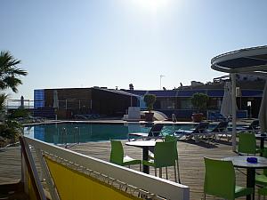 Our hotel's (the Iberotel Lido) pool deck.