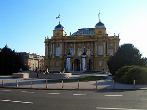 In Zagreb - the city theater.