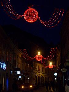 Zagreb Christmas lights.