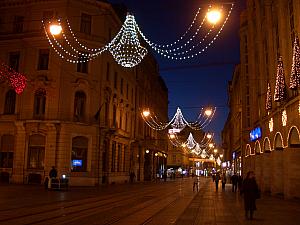 Zagreb Christmas lights.