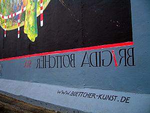 Berlin Wall East Side Gallery -- Chris Boettcher, we took this photo for you!!