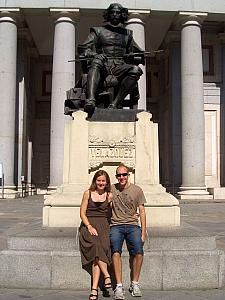 In front of Prado Museum