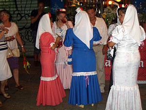 Ladies in traditional attire