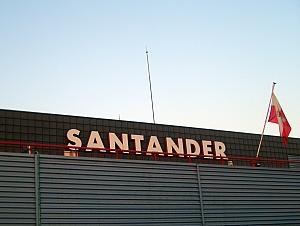 Santander airport.