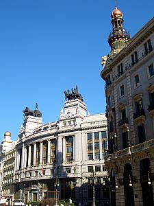 Madrid city street