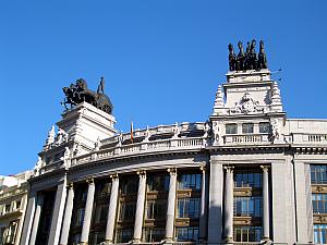 Madrid city street