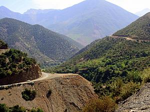 view of the Atlas Mountains