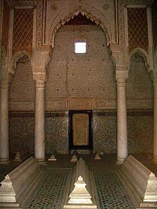 One of the mausoleums at the Saadian tombs.