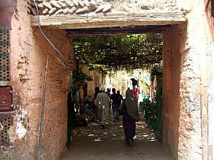 Typical street in the medina.