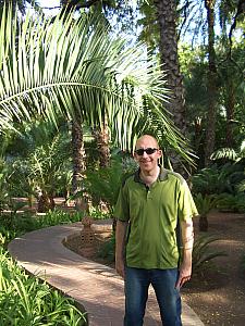 Jay at Jardin de Majorelle