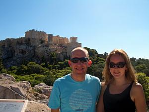 Admiring Acropolis from another viewpoint.