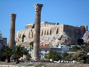 The Temple of Olympian Zeus and the Acropolis