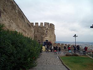 Fortress at the top of Thessaloniki.