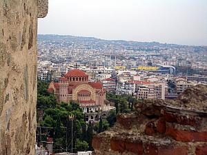 Thessaloniki from the fortress.