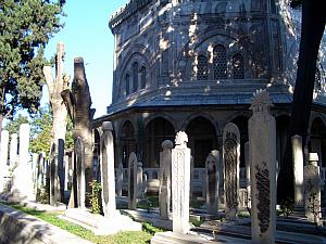 Cemetary in Istanbul.