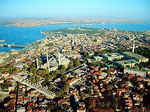 View of Istanbul from the sky