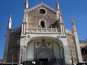 Church outside the Prado museum