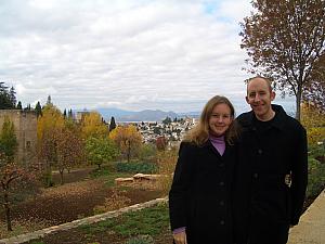 At Alhambra - the Generalife gardens