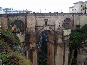 Ronda - famous bridge connecting two sides of the city.