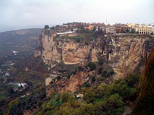 Ronda - the view looking from one side of the twon to the other.