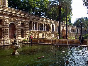 Gardens of Seville's Alcazar