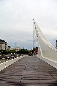 Buenos Aires - Puerto Madryn district - cool-looking walking bridge.