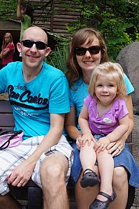 Cincinnati Zoo: Jay, Kelly and Cardin