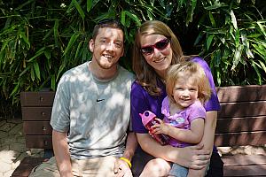 Cincinnati Zoo: Cardin with her mom and dad
