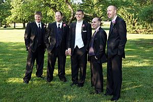 Kevin and his groomsmen