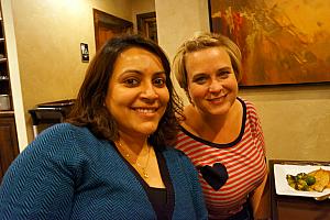 The Blind Horse Restaurant and Winery in Kohler, WI: Priya and Lori