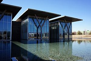 Modern Art Museum of Fort Worth - appropriately, the building is itself a work of art.