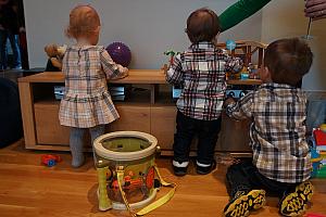 Friendsgiving 2015 - toddlers in plaid :)