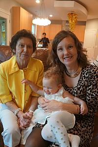 Capri with Great Aunt Christina and Mommy