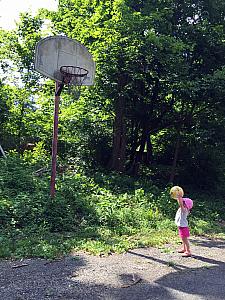 Future star basketball player!
