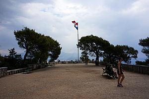 The flagpole atop Marjan Hill