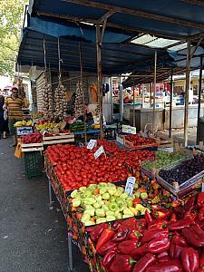 September 11:  at the fruit and veggie market!