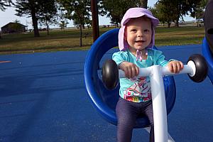 Kenley on the teeter totter