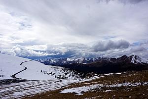 We liked this view of the Trail Ridge Road from the summit